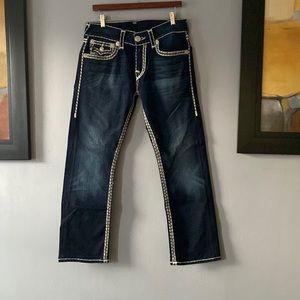 TRUE RELIGION MEN SIZE 30 x 30 COLOR BLUE